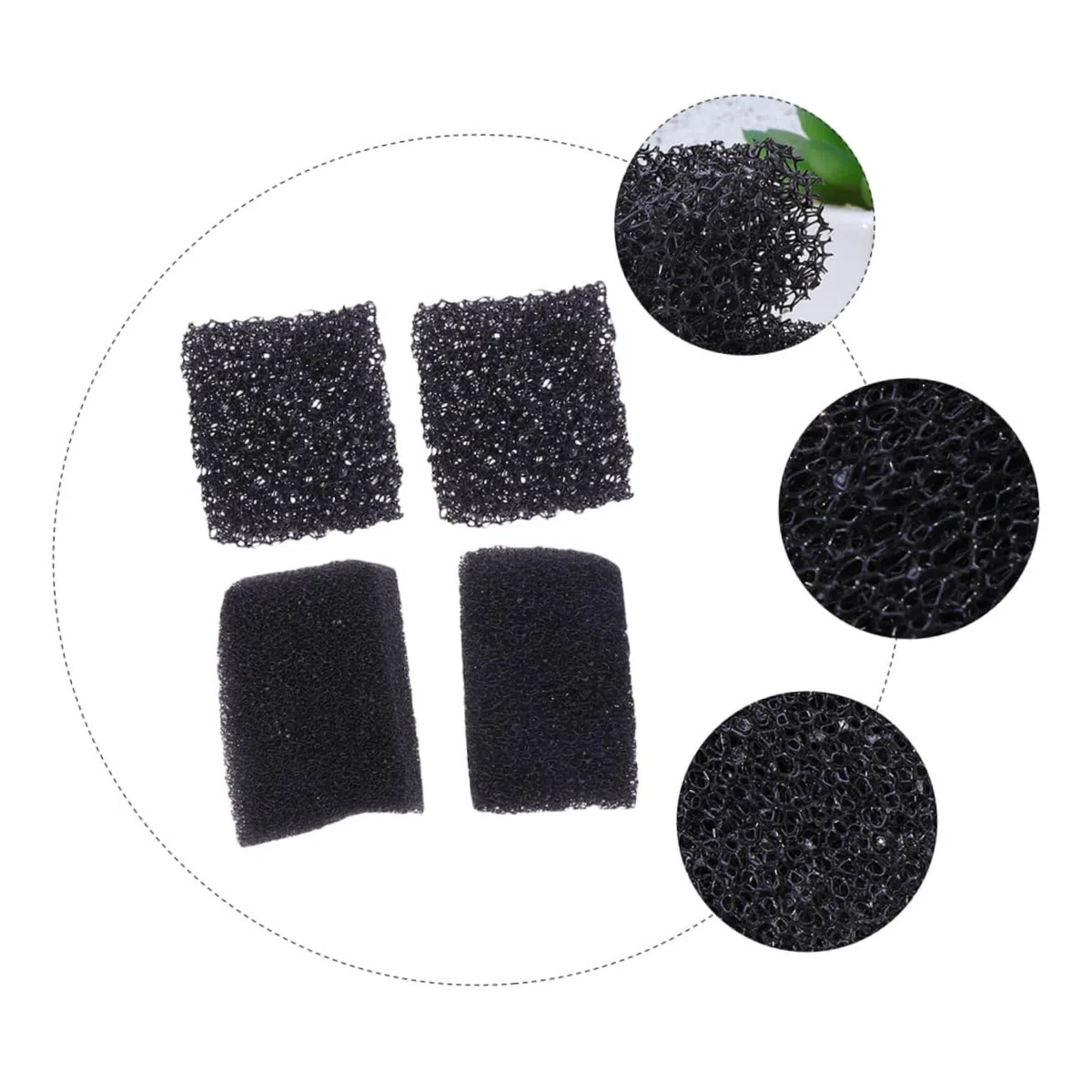 Baluue 32stücke Teiliges Schwarz Halloween Make-up Schwämme Dichte Schwämme Für Spezielle Effekte Blutschminke Und Wunden Für Cosplay Und Halloween-make-up Tragbar Und Leicht Zu