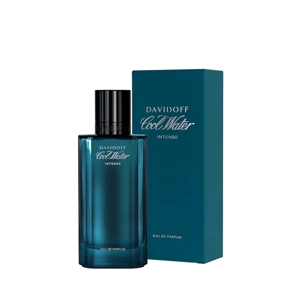 Davidoff Cool Water Eau de Parfum Intense – Fougère-Duft für Herren – Mit grüner Mandarine, Kokoswasser und Amber – Langanhaltender Duft, 50ml