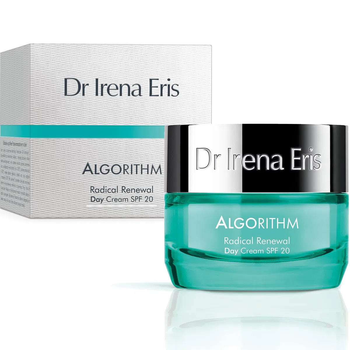 Dr Irena Eris - Algorithm Radical Renewal Tagescreme mit LSF 20, Gesicht Creme für Verbesserte Elastizität und Festigkeit, Anti Falten Creme Basis von Rotalgen und Meeresmineralien - 50 ml