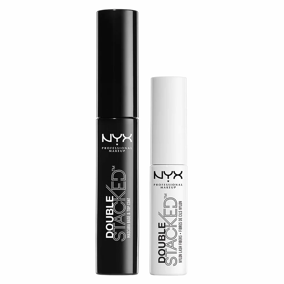 nyx Double stacked reksysteem mascara/By brillance glitter