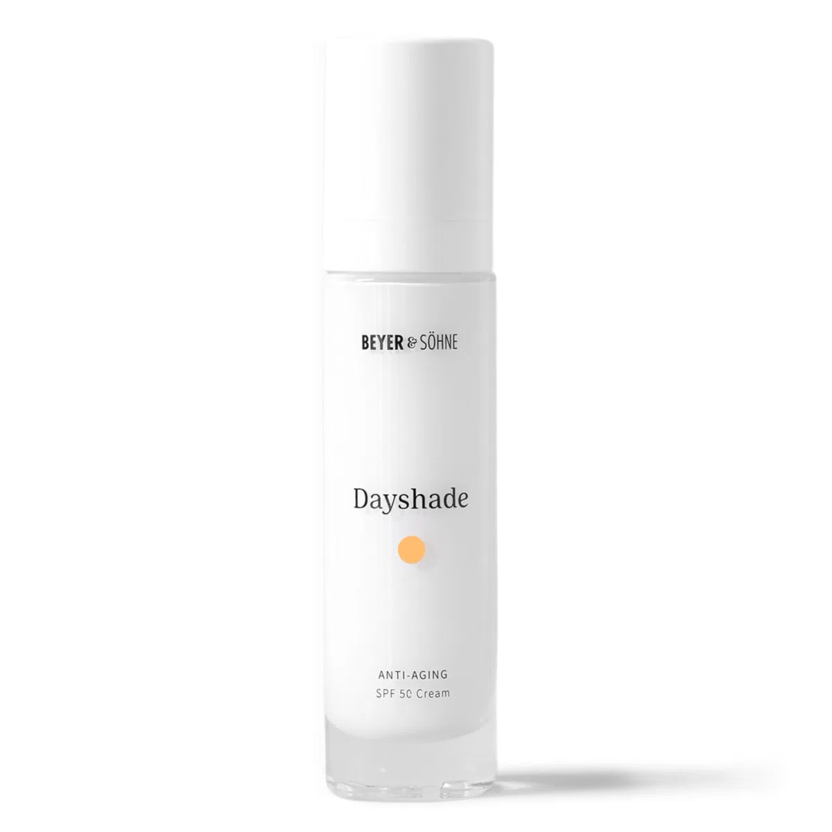 Beyer & Söhne Dayshade Cream SPF 50 – Anti-Aging-Tagespflege mit hohem UVA- und UVB-Schutz – Hyaluron, Ceramide & Vitamin C pflegen die Haut intensiv