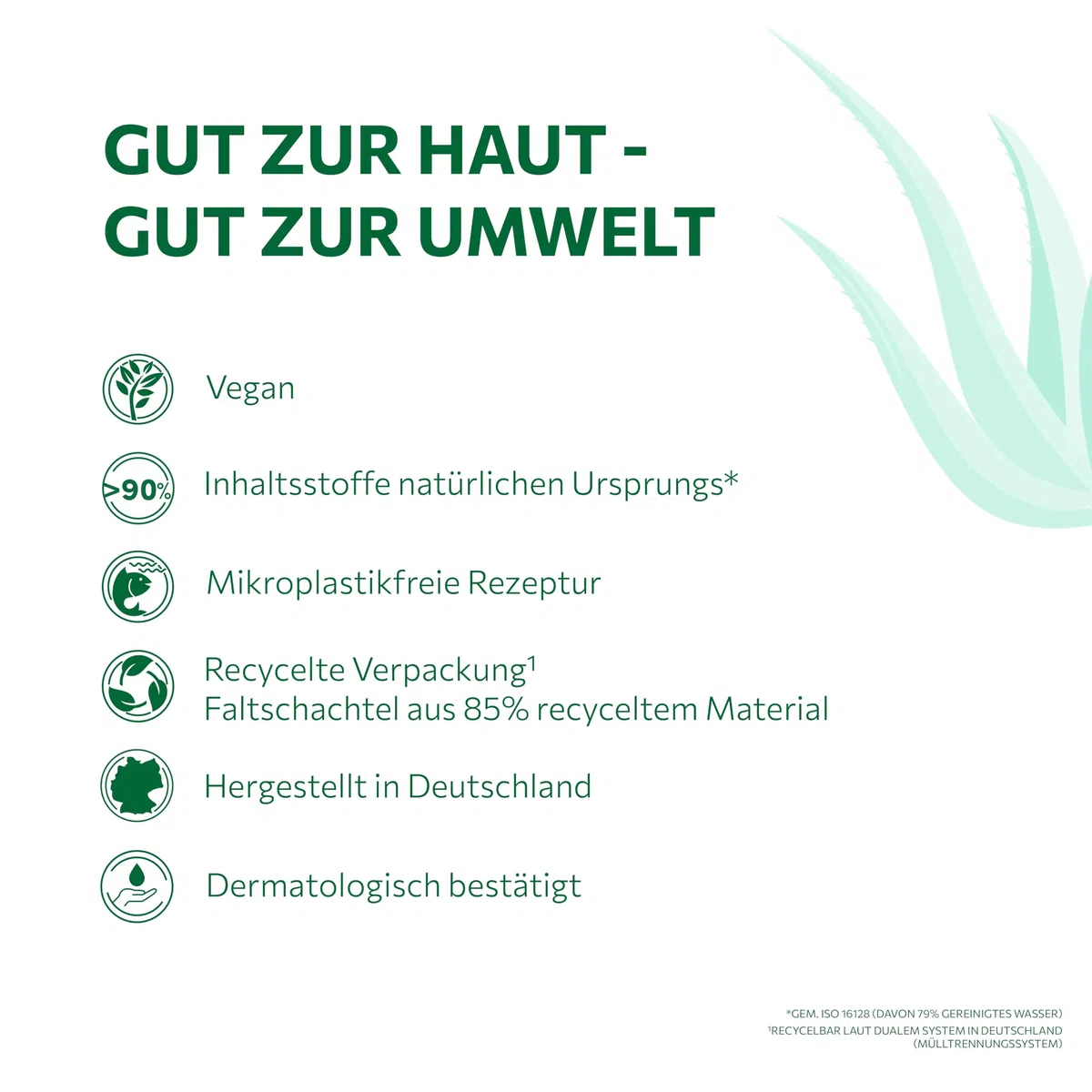 alkmene Aloe Vera Gesichtsfluid mit Hyaluron 6x 50 ml - vegan | Aloe Vera Gel Gesicht für normale bis trockene Haut - Feuchtigkeitscreme - Gesichtscreme, Alea Vera Gel, Aloeveragel