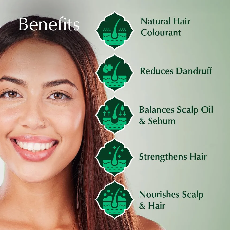 Ayumi, Herbal Henna mit 9 Himalayan-Kräutern, Conditioning Treatment, 3 x 150 g