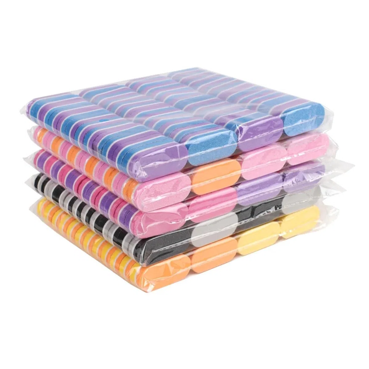 50 teile/los Schwamm Nagelfeile 100/180 Bunte Nagelpuffer Doppelseitige Schleifpuffer Nagelhautentferner Pediküre Maniküre Dateien