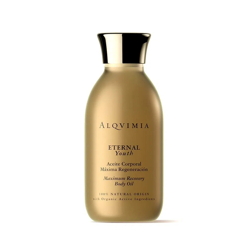Alqvimia | Eternal Youth Maximum Regeneration Körper Öl | Anti-Falten und Hautstraffendes Body Oil | 150 ml
