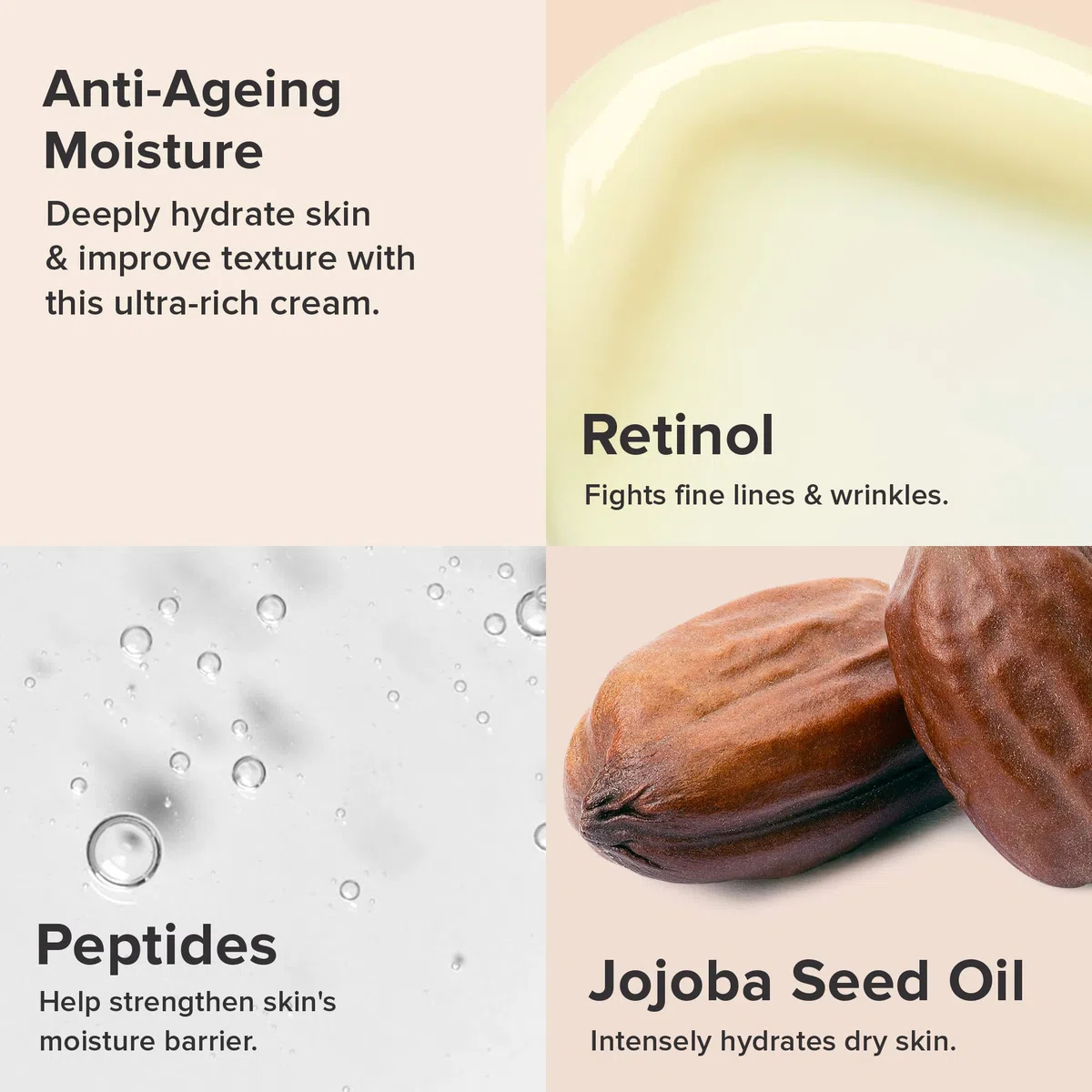 Paula's Choice RESIST Anti Aging Intensive Repair Feuchtigkeitscreme - Nachtcreme - mit Retinol & Jojobaöl - Reduziert Falten & Pigmentvlekken - Trockene bis Sehr Trockene Haut - 50 ml