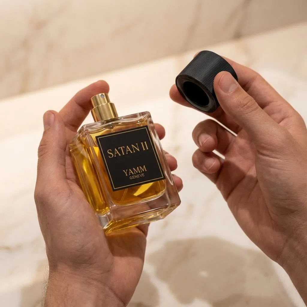 Satan II | Extrait de Parfum 50 ml – Unisex Duft – Oud Satin Mood – Rose, Oud & Vanille – Lang anhaltend