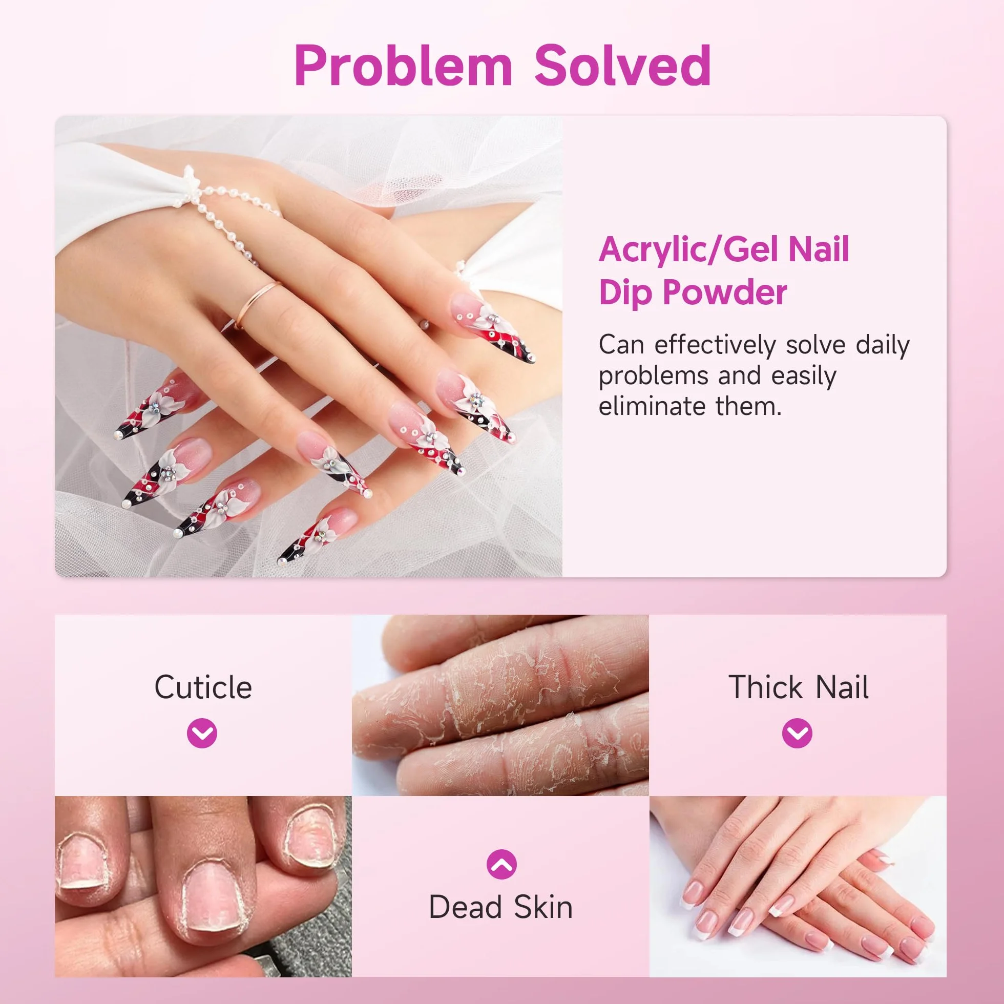 HALMAI Elektrischer Nagelfräser Professionell, Tragbare Nagelfeile für Acryl-Gel-Nägel, Kabelloses wiederaufladbares Nagelbohrer-Kit 40000RPM, HMC320 Salon-Grade Efeil-Nagelmaschine (Dunkelgrau)