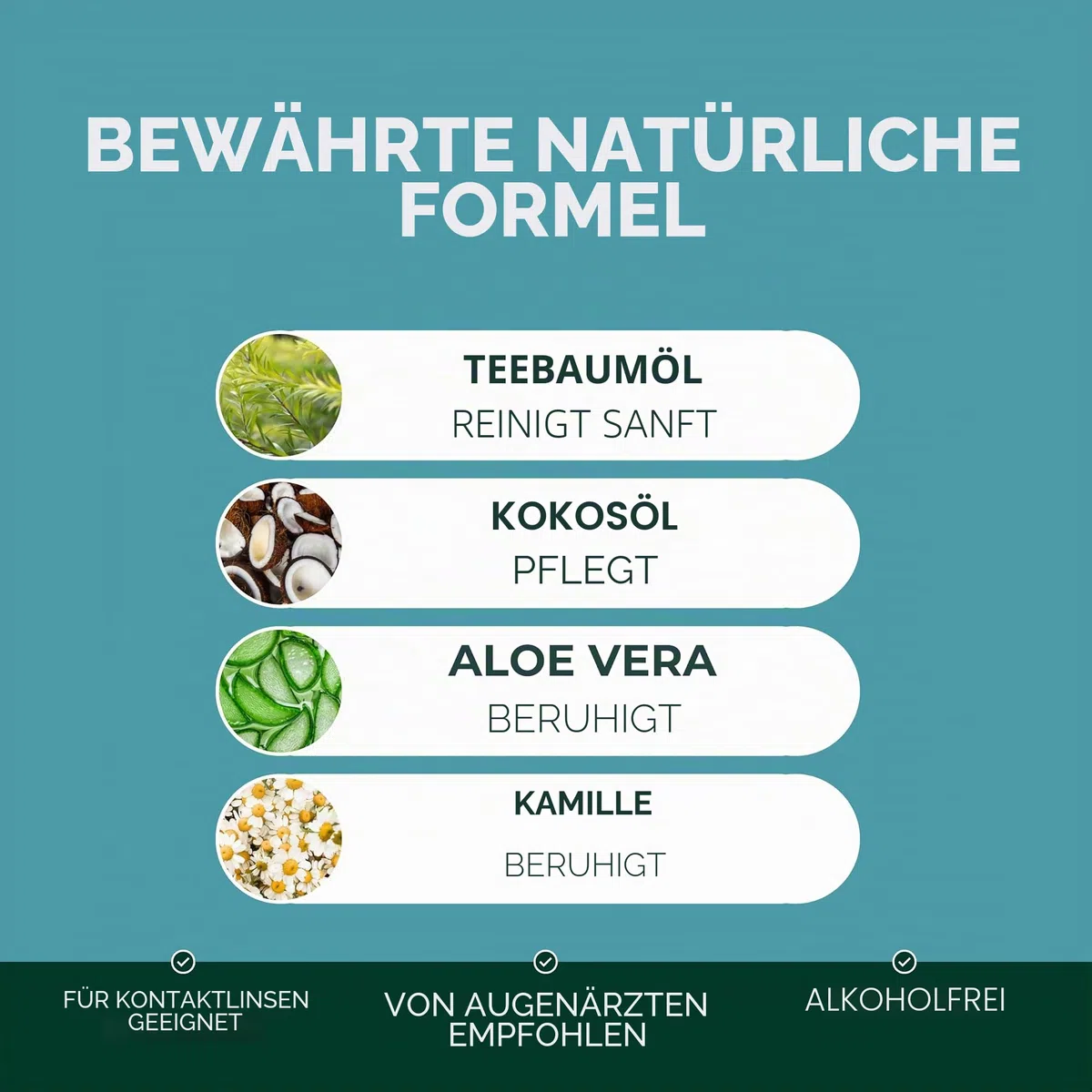 NOVEHA - Demodex Reinigungstücher für Augenlider und Wimpern | 60 Stück extra starke Wimpern-Reinigungstücher einzeln verpackt