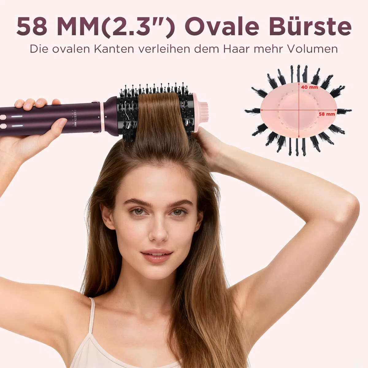 PARWIN PRO BEAUTY MaxAIR 2.0 7 in 1 Airstyler Multi-Styler Set, Lockenstab, Föhn 110000 U/Min, Volumenbürste