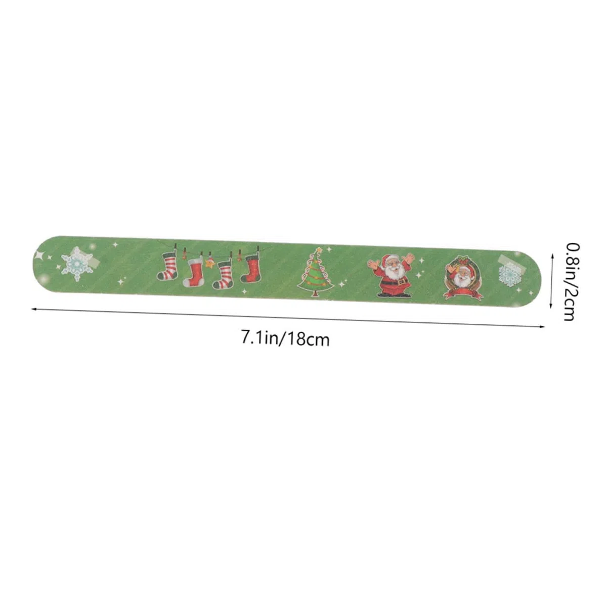 24stücke Teiliges Nagelfeilen Eva-material mit Weihnachtsmotiven Polierwerkzeug für Maniküre und Pediküre zum Feilen und Glätten der Nägel Zufälliger Stil
