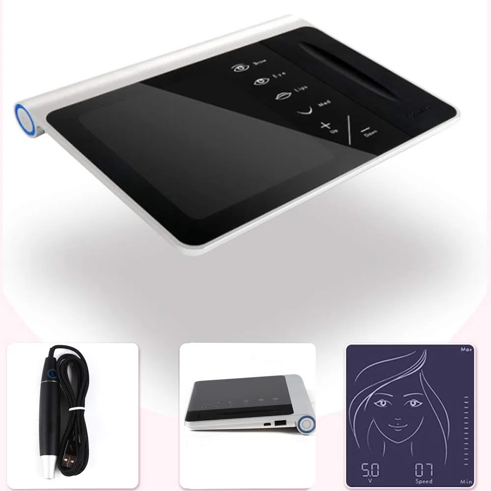 Tattoo Augenbraue Gerät Maschine Digitale Tätowiermaschine Permanent Make Up Gerät mit Tätowierstift für Lippen Augenbrauen