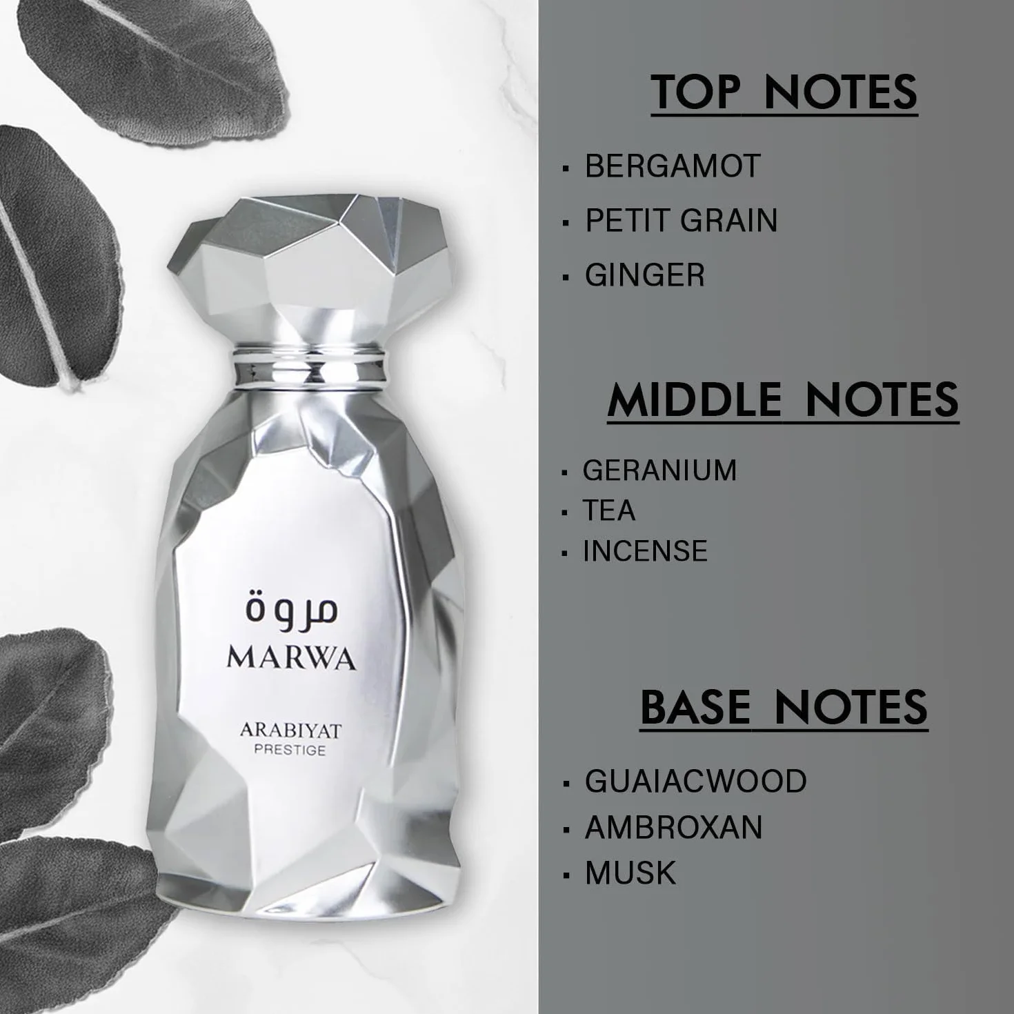 Arabiyat Prestige Marwa Eau de Parfum 100 ml Silber für Männer