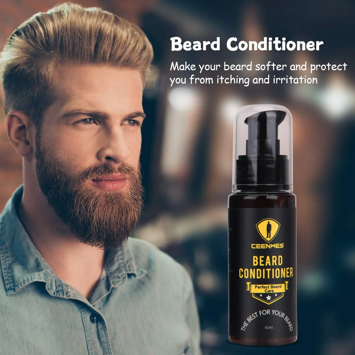 Bartpflege Set 9 in 1 Bartpflegeset Bartshampoo Bartöl Bartbalsam für Bart Pflege Bartbürste Bartkamm Bartschere Bartschablone Perfektes Geschenk für Männer