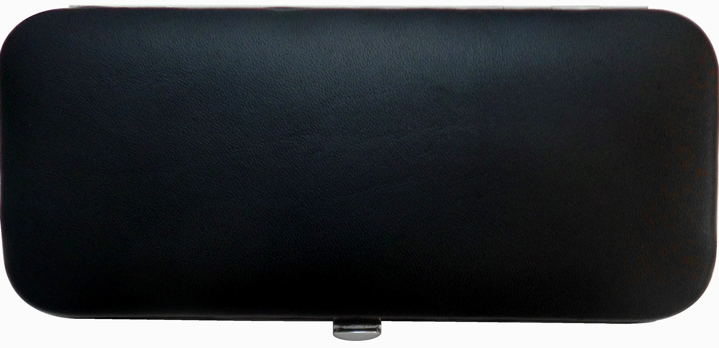 Tenartis 325 5 teiliges Maniküre Etui aus echtem Leder - Schwarz Nappa