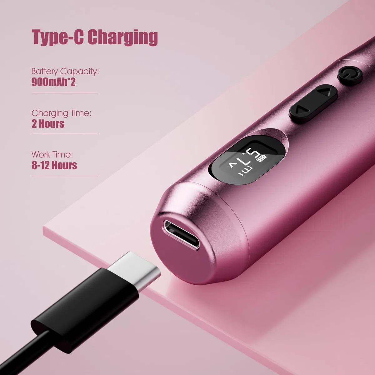 Biomaser Wireless maschine Semi Permanent Make-up Maschinen-Kit 2PCS 900mAh akku mit 10 Stück Patronen Nadeln für Augenbrauen Lippen Eyeliner Ombre Puder Brauen Microshading Zubehör
