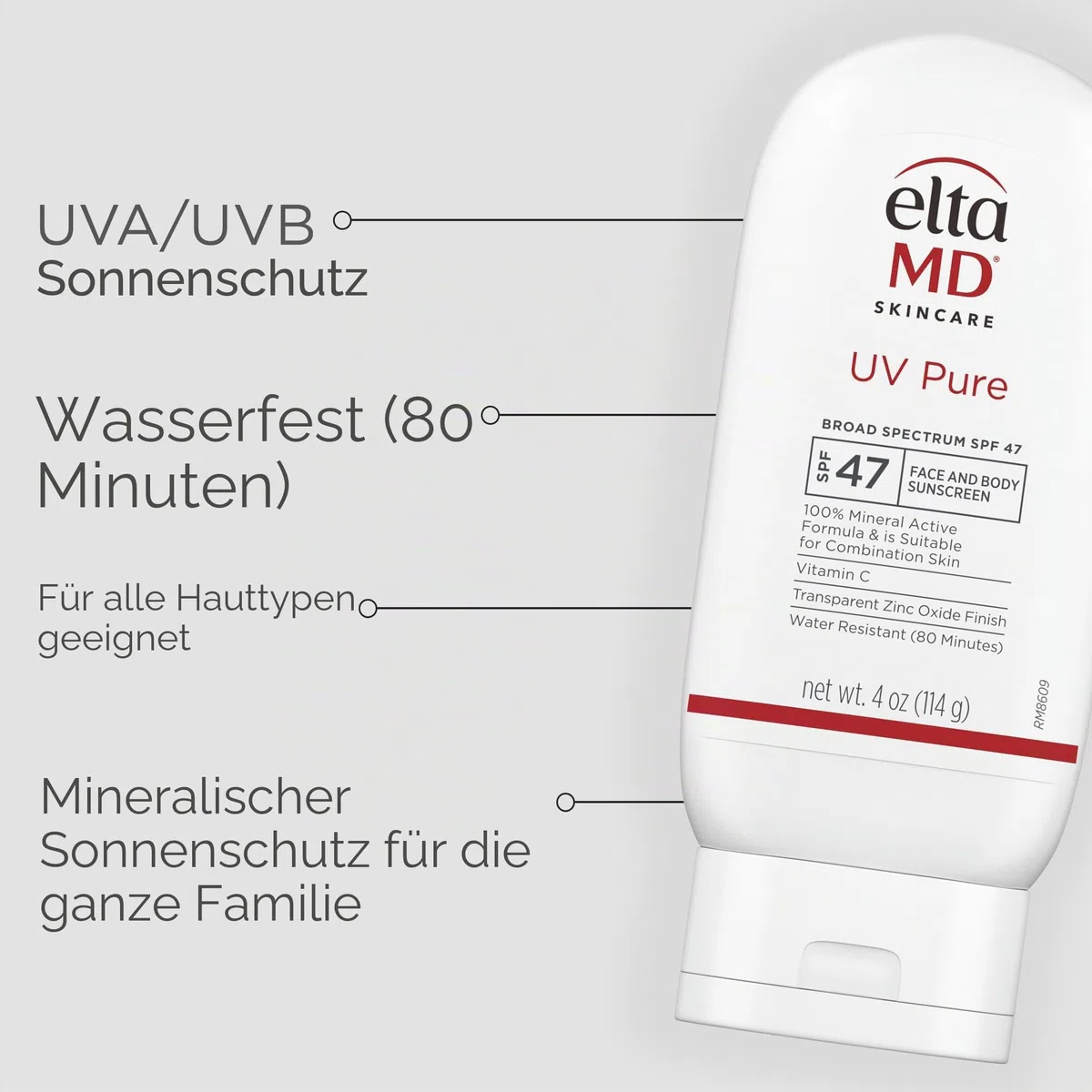 EltaMD UV Pure LSF 47 für Unisex 4 oz Sunscreen