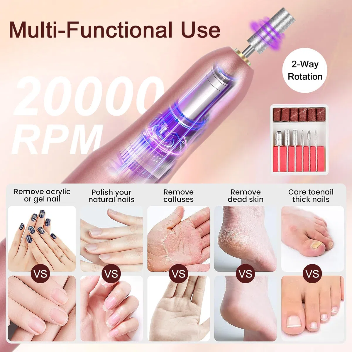 Major Dijit Acryl-Nagelset – UV-LED-Lampe, Pulver, Monomer, Übungshand, Strasssteine, Formen, 4-in-1-Gel-Nagellack, silberne Kosmetiktasche – erzielen Sie zu Hause Ergebnisse in Salonqualität.