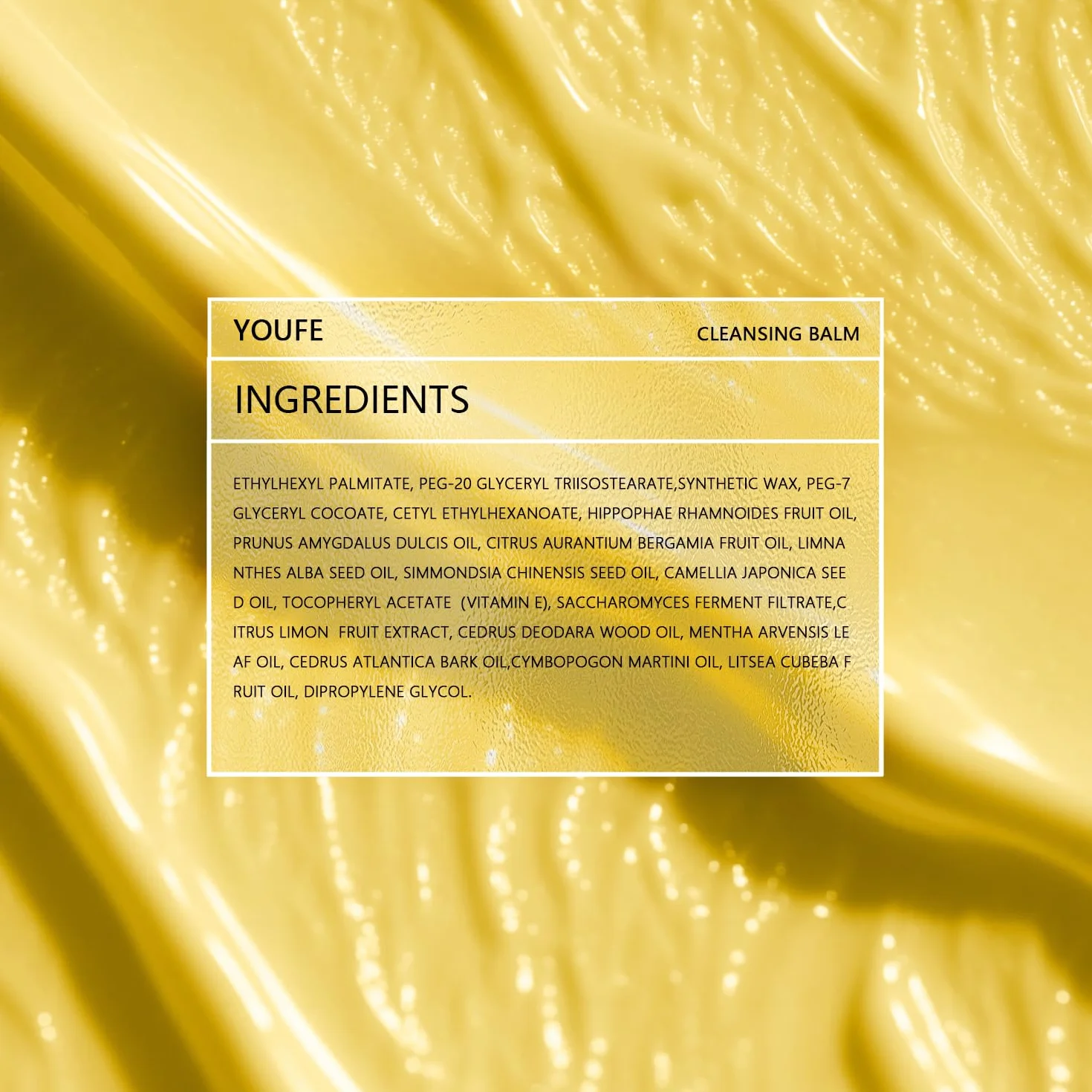 Vitamin E Reinigungsbalsam, ölbasierter Make-up-Entferner-Balsam, feuchtigkeitsspendend, saubere Schönheit, vegan, schlanke Metalldose mit magnetischem Spatel, geeignet für alle Hauttypen, den