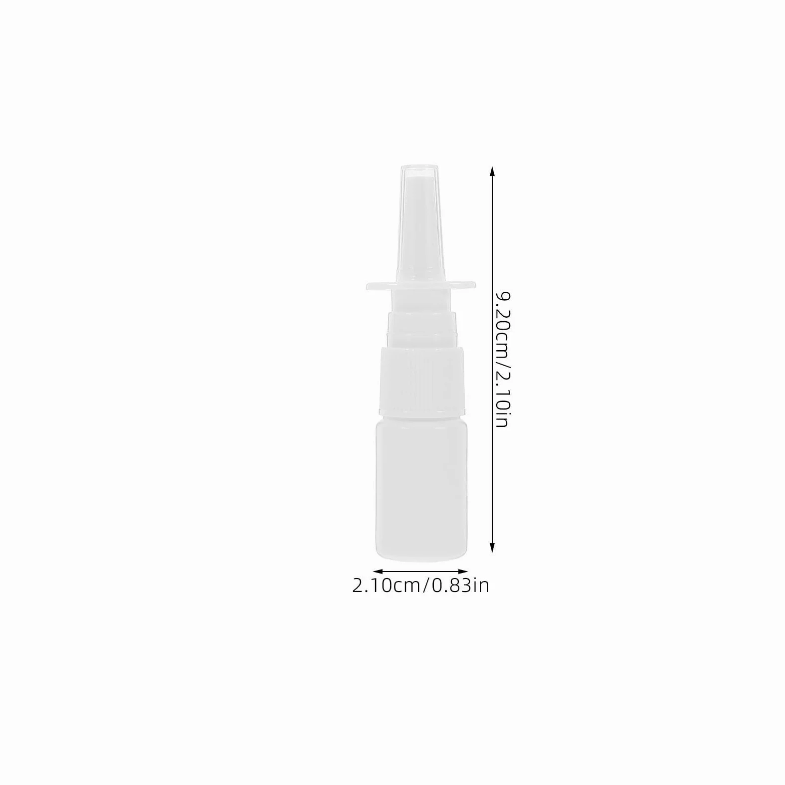 DOITOOL 200 Stück Wiederbefüllbare Tragbar aus Pe Sprühflasche 10-ml mit Klarem Schutzdeckel für Reisen und Outdoor Anwendungen