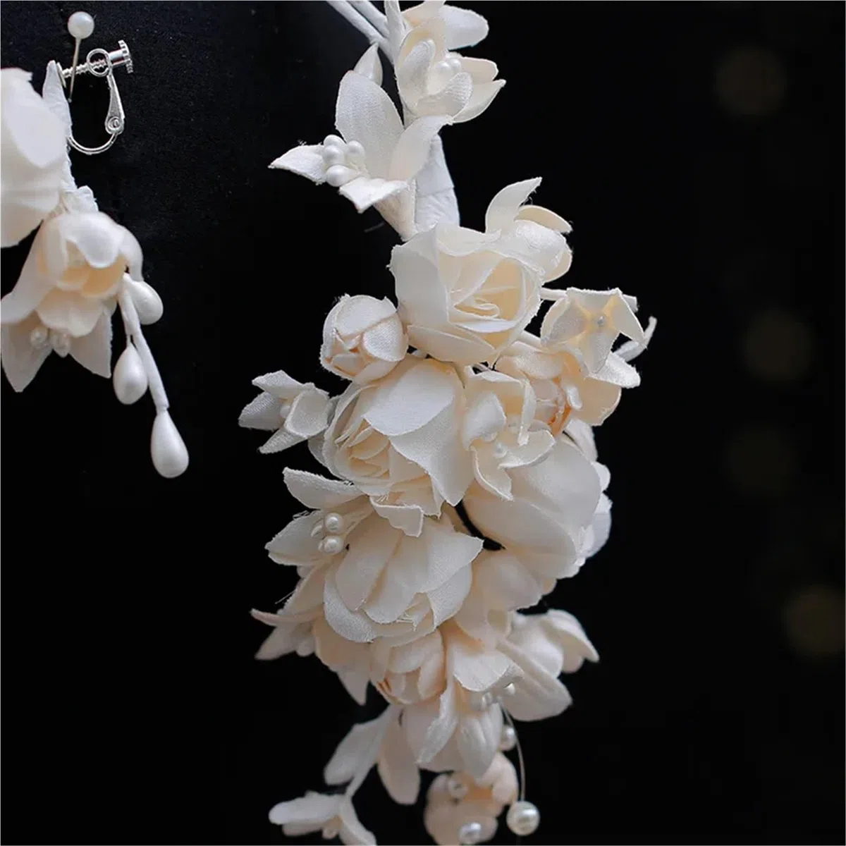 Korean-style Bride Flower Tassel Hair Hoop Garland Beautiful Versatile Studio Photo Wedding Accessories