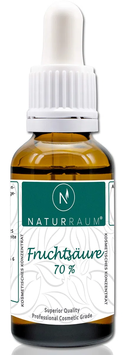 AHA Glycolsäure Peeling I Fruchtsäurepeeling 5-70% I pH 0,1 I 30ml I Professionelles chemisches Gesichtspeeling bei Hautunreinheiten Falten Akne I Alpha Hydroxy Acid
