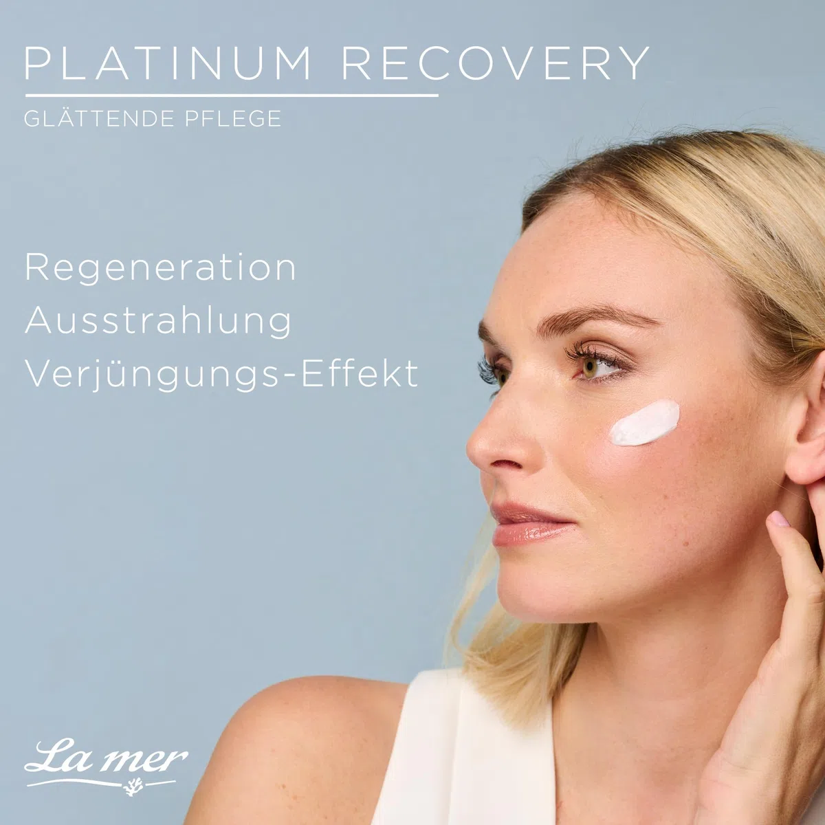 La mer Platinum Recovery Augenpflege | Pro Cell Cream Auge 15 ml | Regenerierende Anti-Aging Creme ohne Duft | Ohne unnötige Zusatzstoffe