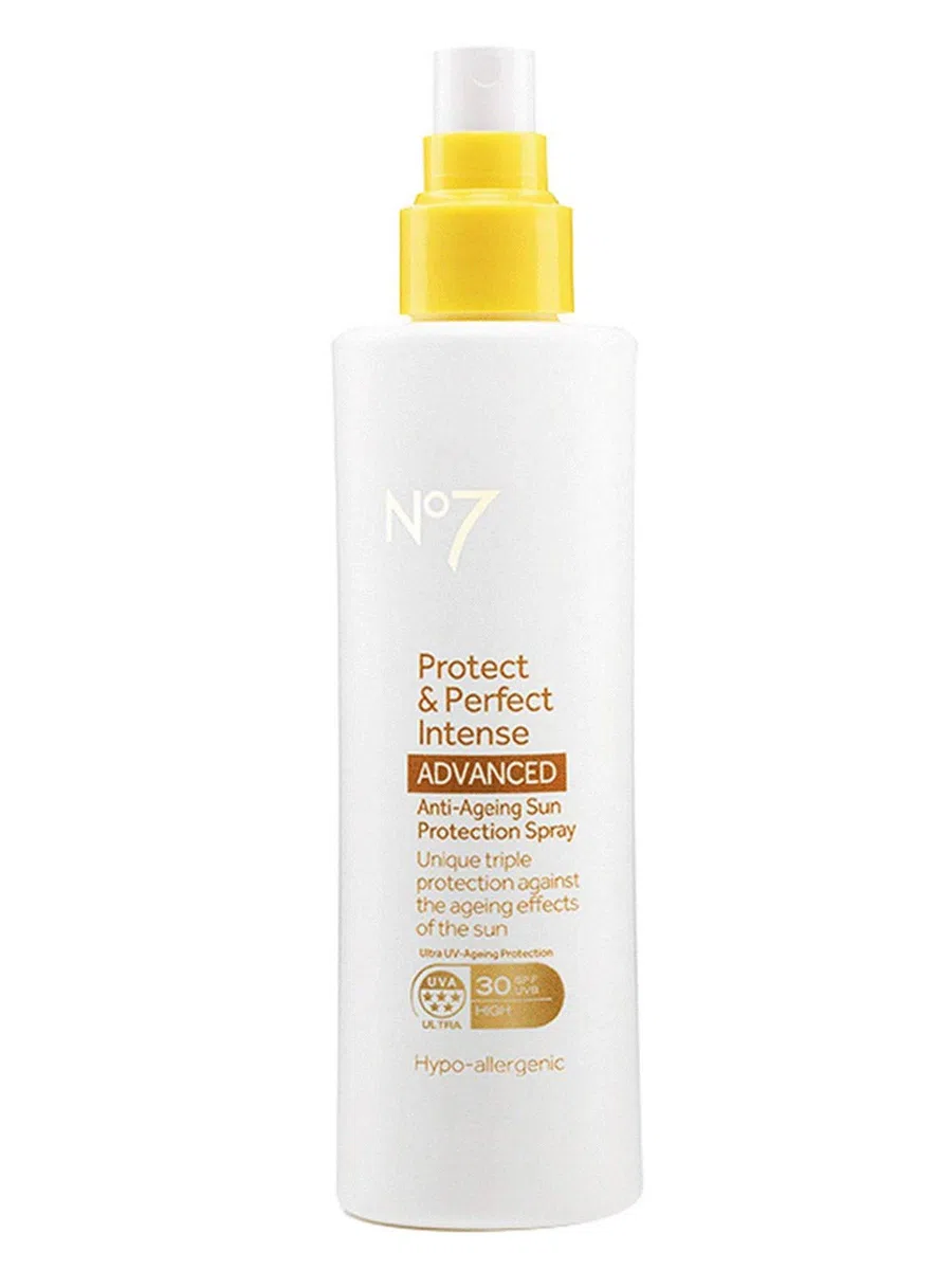 No7 Protect & Perfect Intense Advanced Anti-Aging Sonnenschutzspray LSF 30, 200 ml