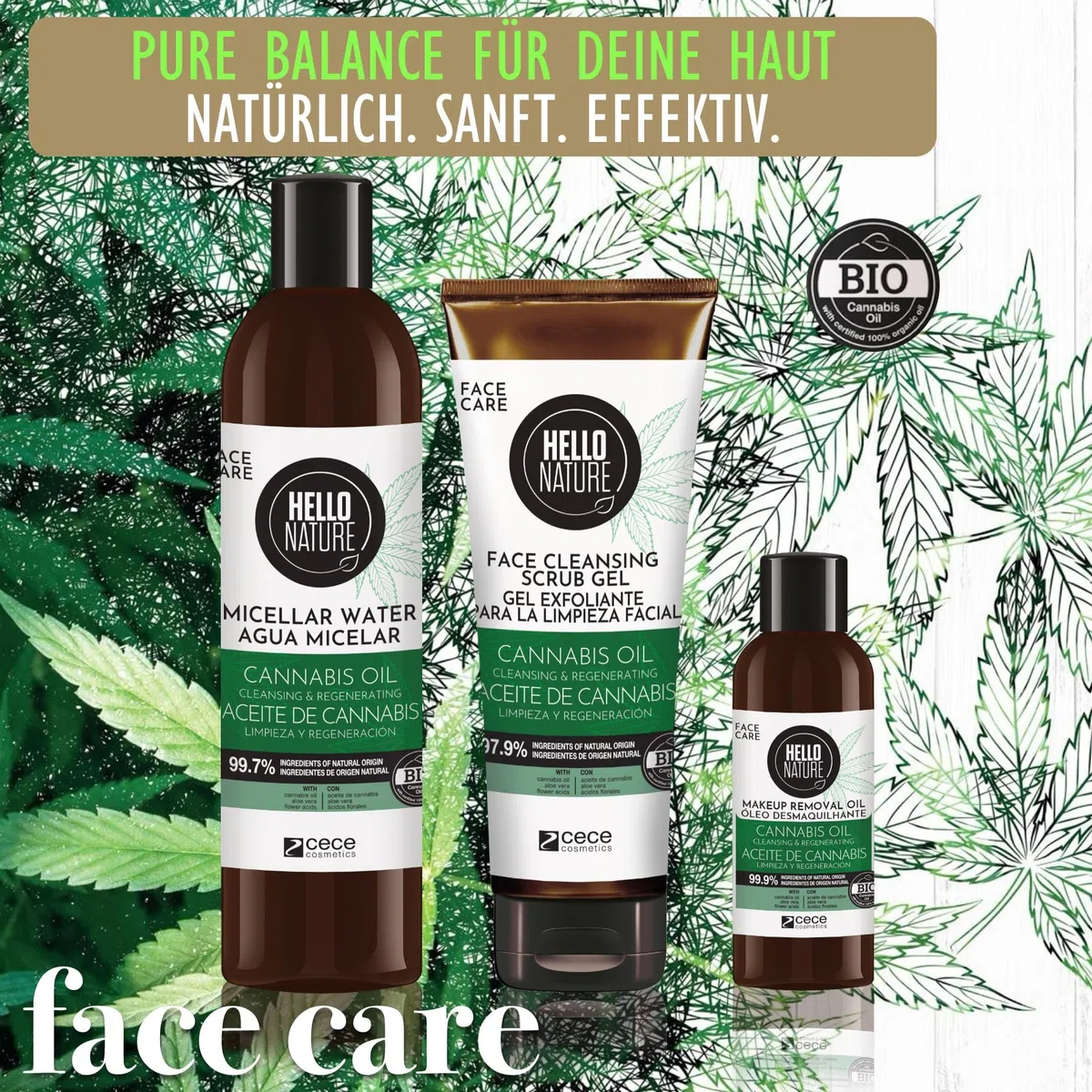 P-Beauty Körperpflege Set Damen 12-teilig mit Bio Hanfsamenöl für Haut & Haare - Duschgel, Bodylotion, Haarmaske, Shampoo, Handcreme & mehr - vegan & ohne Silikone - Geschenk Frau - Geschenkidee Damen