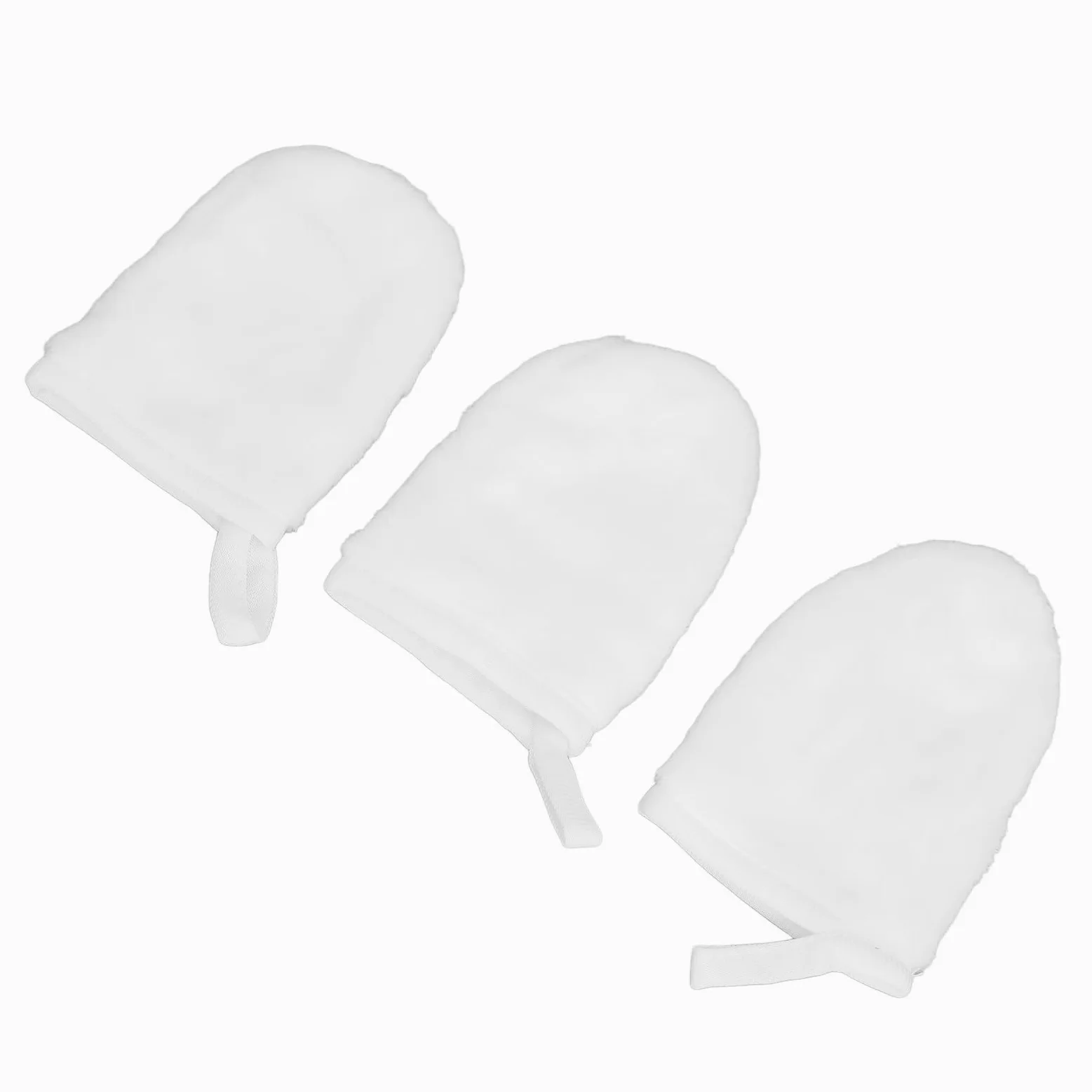 Flanell- Zum Entfernen von Make-up, Weich und Wiederverwendbar, 3 Stück, für Gründliche Reinigung und Peeling von Make-up