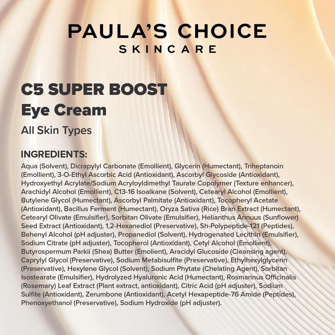 Paula's Choice Vitamin C Augencreme, Anti-Aging & Gegen Verfärbungen, 15 ml | Konzentrierte Vitamin C Augencreme - Reduziert Feine Fältchen Sichtbar - Bekämpfe die Ursachen von Augenringen Schwellungen
