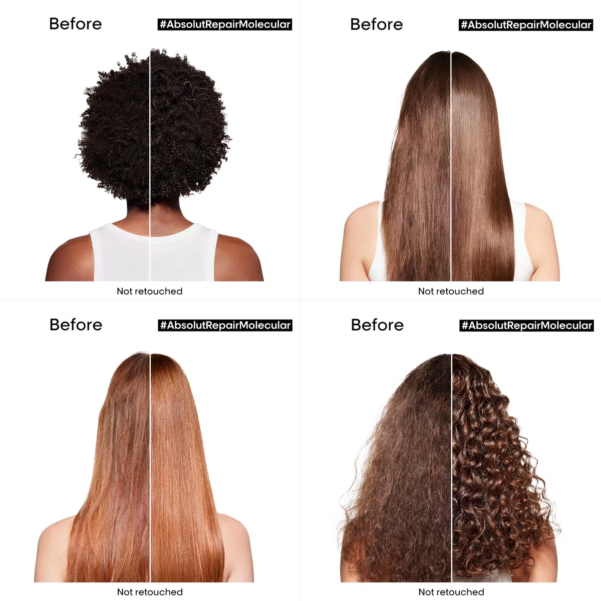 L'Oréal Professionnel, Absolut Repair Molecular Geschenkset, reparierende Routine, beschädigtes Haar, Duo Shampoo + Spülserum, limitierte Edition Expert Serie
