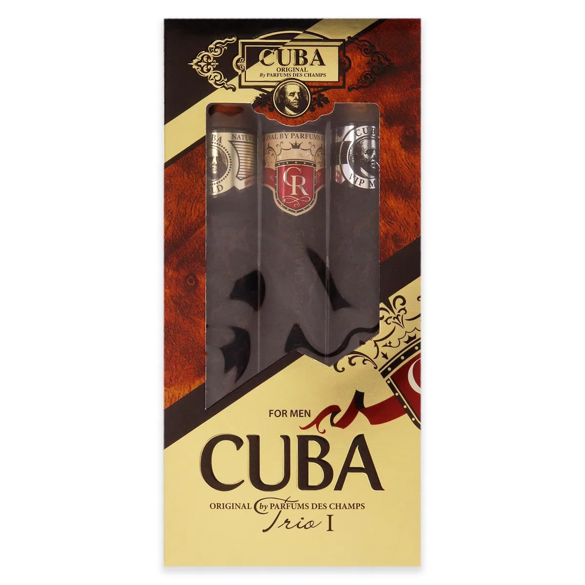Cuba Cuba Trio 1 Men 3 Pc Gift Set 1.17oz EDT