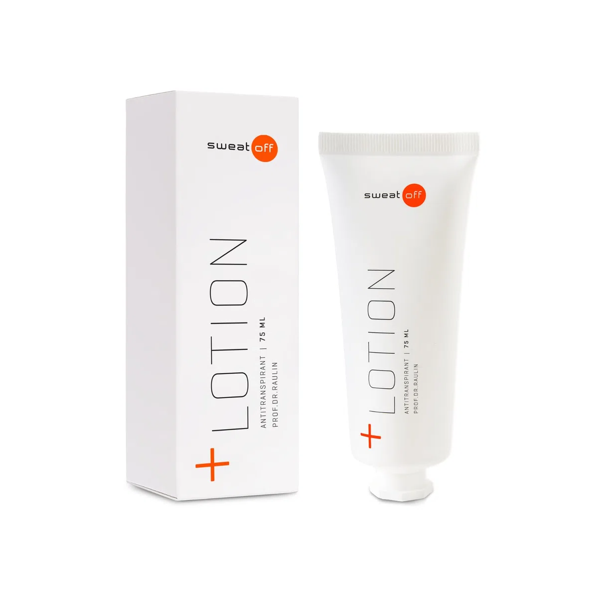 Sweat-Off Antitranspirant Lotion 75ml gegen Schwitzen | Lotion gegen Schwitzen | Für verschiedene Körperbereiche geeignet I Antitranspirant für Männer & Frauen