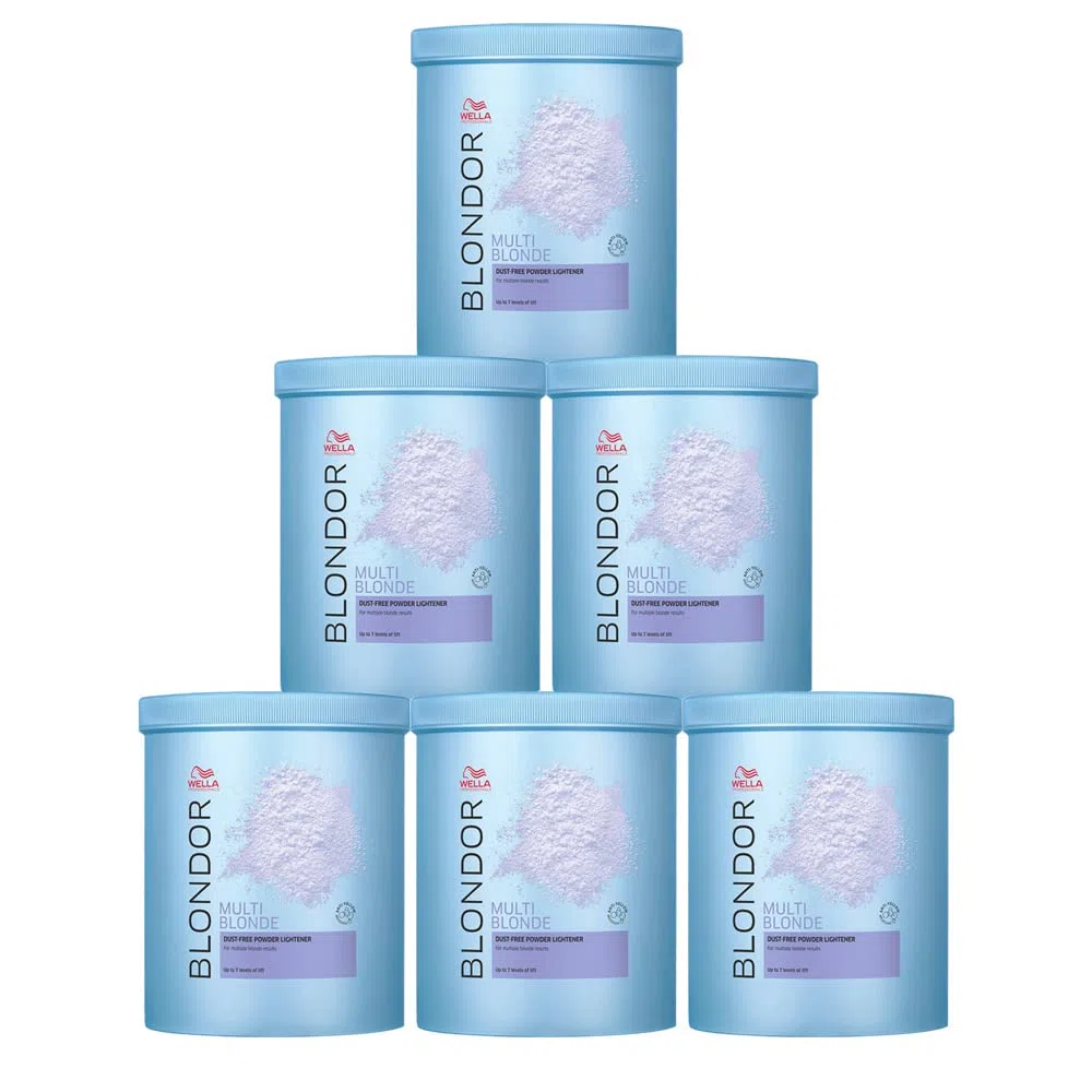 6x Wella Blondor Blondierung Blondierpulver je 800 g = 4800 g