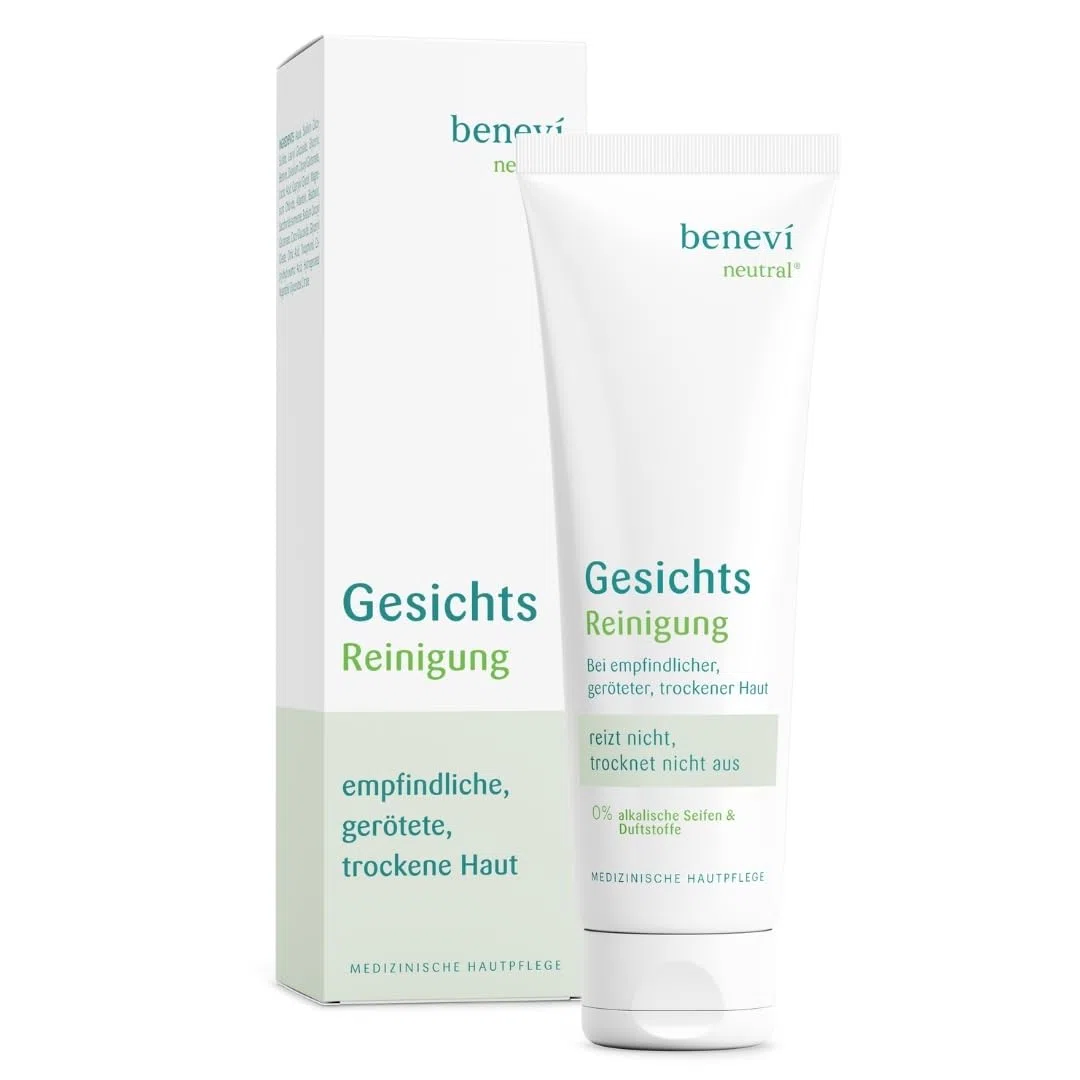 benevi neutral Gesichts-Reinigung 5 x 125ml für empfindliche, irritierte, trockene Haut. Ausschließlich milde Tenside, besonders hautverträglich. pH 5,5