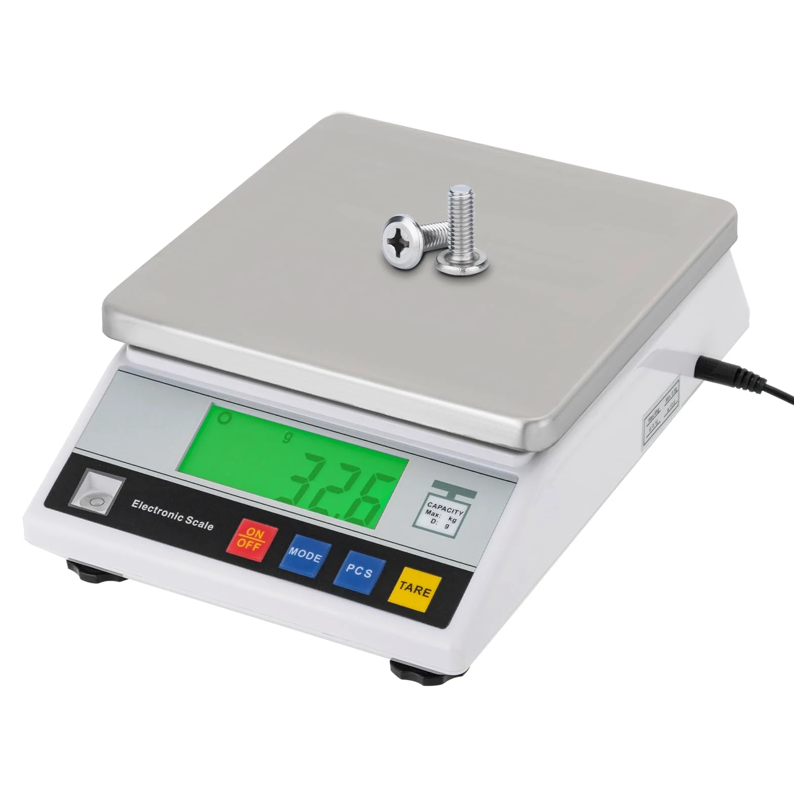 Präzisionswaage 6kg 0.1g Küchenwaage Digital Waage Küche Feinwaage Genau Küchenwage Kitchen Scale Elektronische Laborwaage mit LCD Display Tara Zählfunktion für Labor Küche Lager