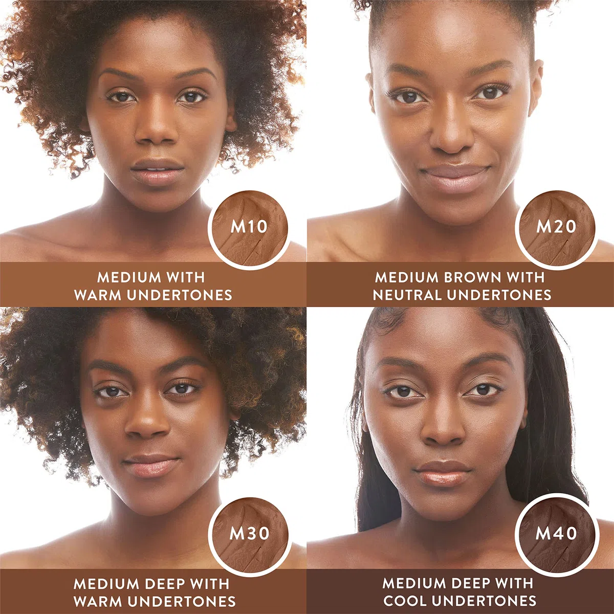 Mented Foundation, Concealer und Konturenstift für dunkle gebräunte Haut, Creme-Make-up-Grundierung für schwarze Frauen, vegan und tierversuchsfrei, T40