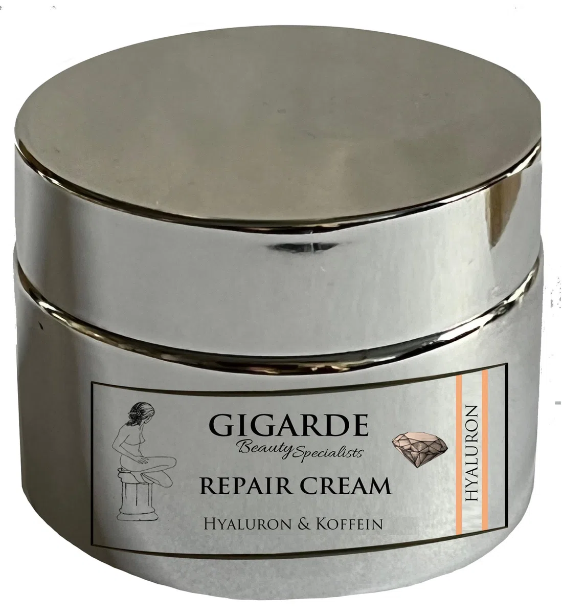 Repair Creme mit Aloe Vera, Hyaluron und Koffein, 50 ml