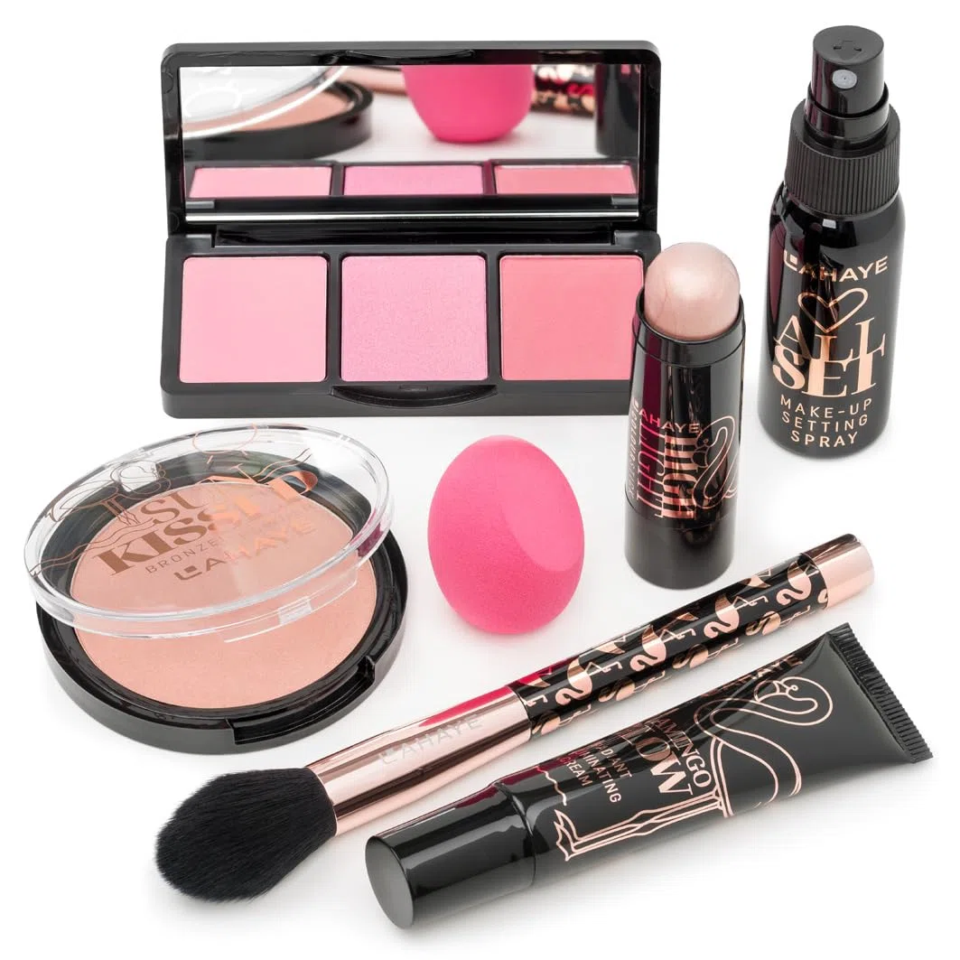 Beauty Adventskalender 2025 "PINK FLAMINGO X-MAS" - Weihnachtskalender für Frauen, Teenager | LIMITIERTE EDITION | 24 hochwertige Make-up und Kosmetik Überraschungen, Geschenkset von LAHAYE