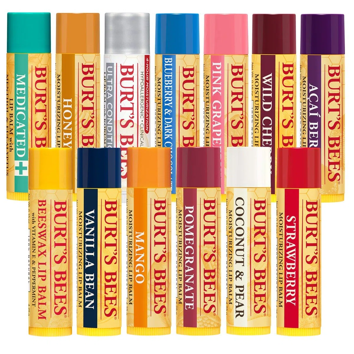 Burts Bees Nourising Lip Balm with Mango Butter (Pack of 12) (japan import)