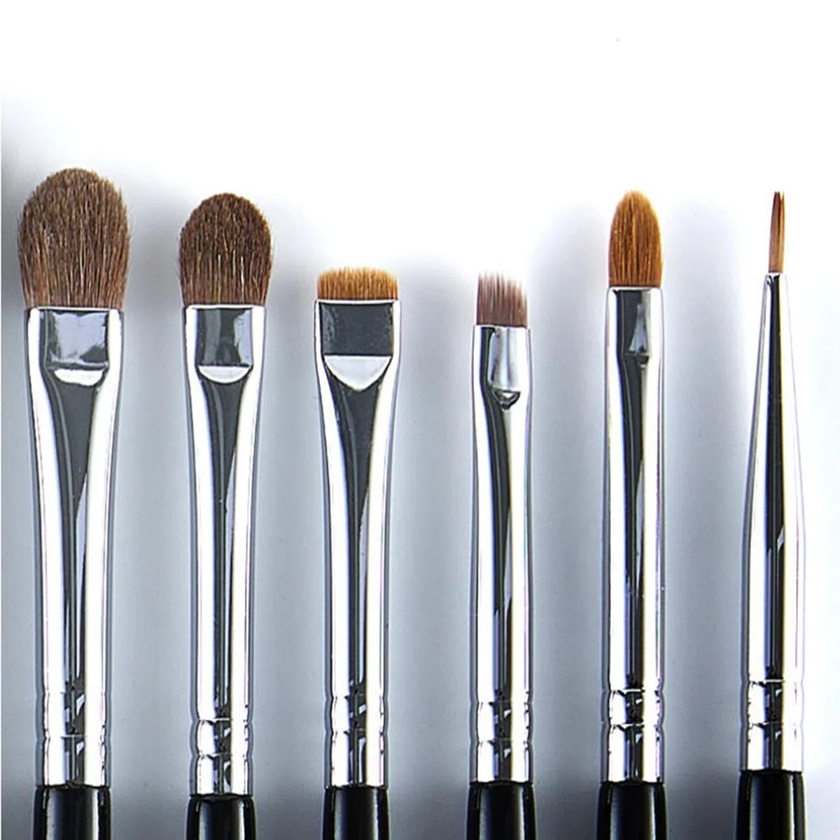 Make-up Pinsel Set Tragbares Set mit 16 Make-up-Pinseln feinen, leichten Spitzen Professional(Black)