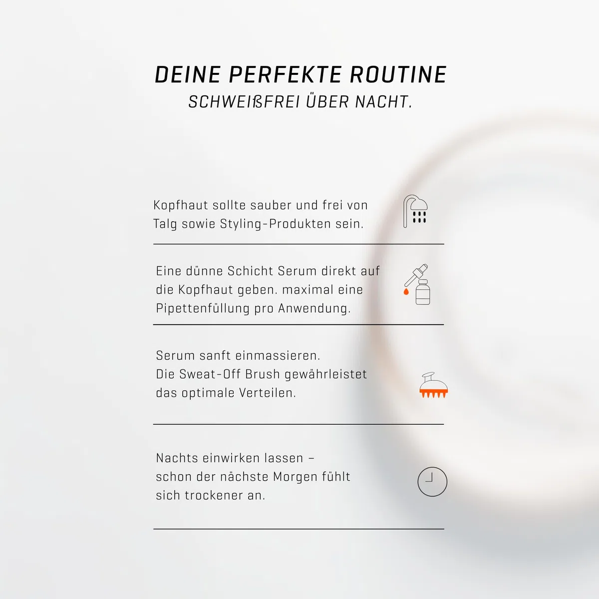 Sweat-Off Antitranspirant Serum 30ml gegen Schwitzen I Serum gegen Kopfschwitzen I Antiperspirant gegen Schweiß am Kopf