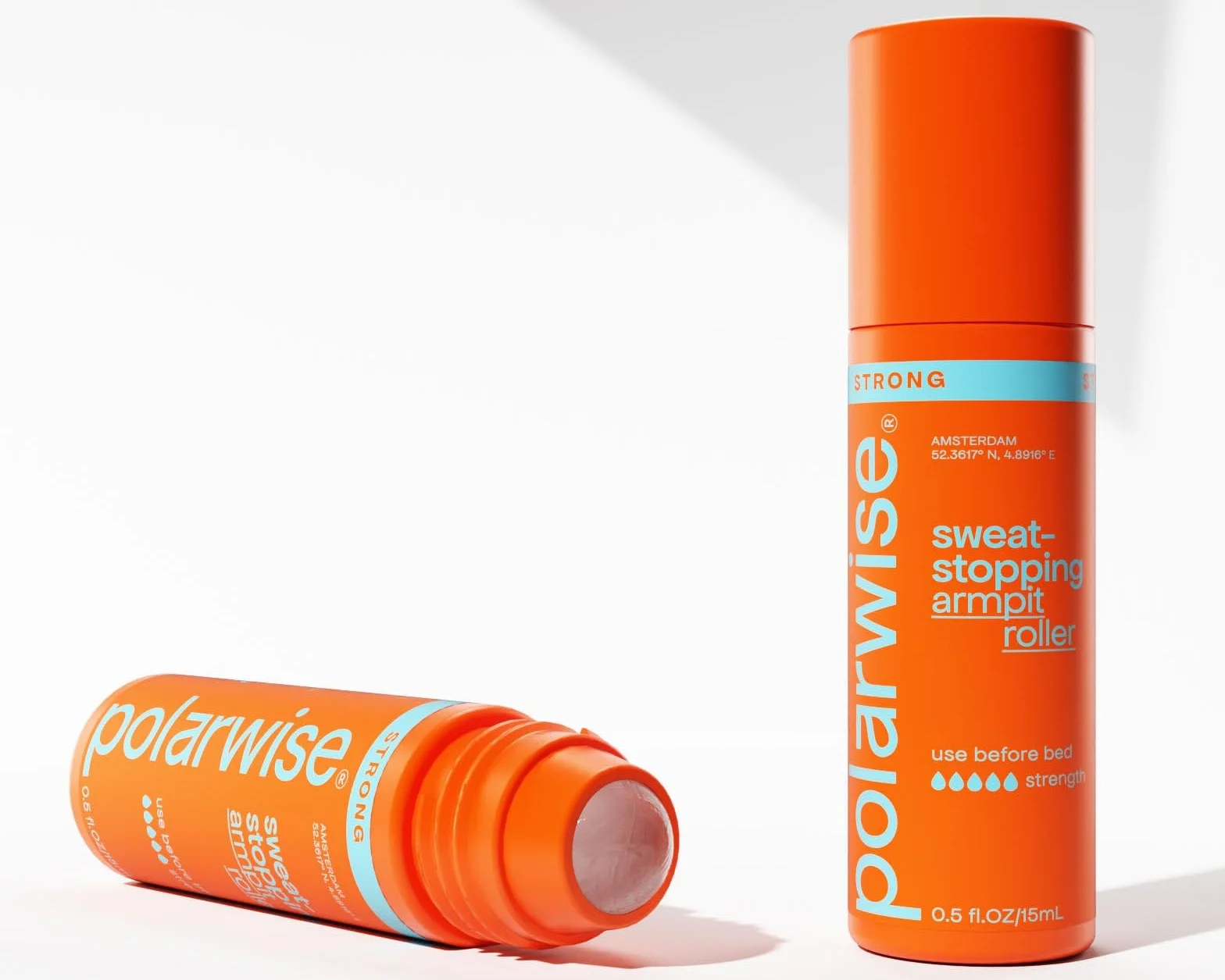 Polarwise Strong Roller Bundle – Antitranspirant Roller gegen starkes Schwitzen – effektiver Schutz vor Achselschweiß - Mehr als ein Deodorant – 30 ml