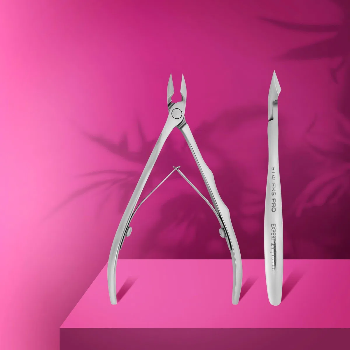 STALEKS PRO Expert 21 Nagelhautzange mit 10 mm Klinge, professionelle Nagelhautzange, 1 Stück, Modell NE-21-10