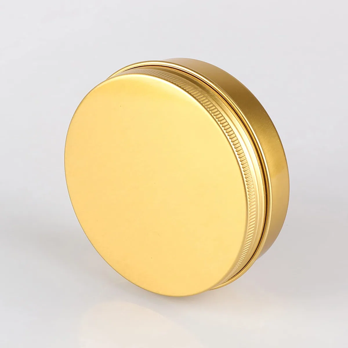 50 Stück 100ml Gold Leere Rund Aluminiumdose mit Schraubdeckel Alu-Dose Aluminium Schraubdose Cremedose Kerzendosen Kosmetikdosen Blechdosen Aludose mit 50 Stück 70mm Aufkleber