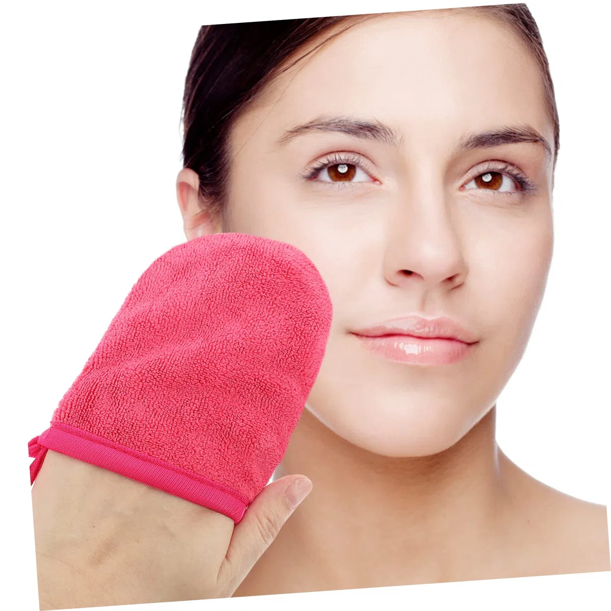 14 Sätze Mikrofaser Gesichtsreinigungshandschuhe Wiederverwendbare Makeup Praktische Waschhandschuhe Für Hautfreundliches Material Waschbar Und Langlebig Für Zuhause 4 Stück * 14