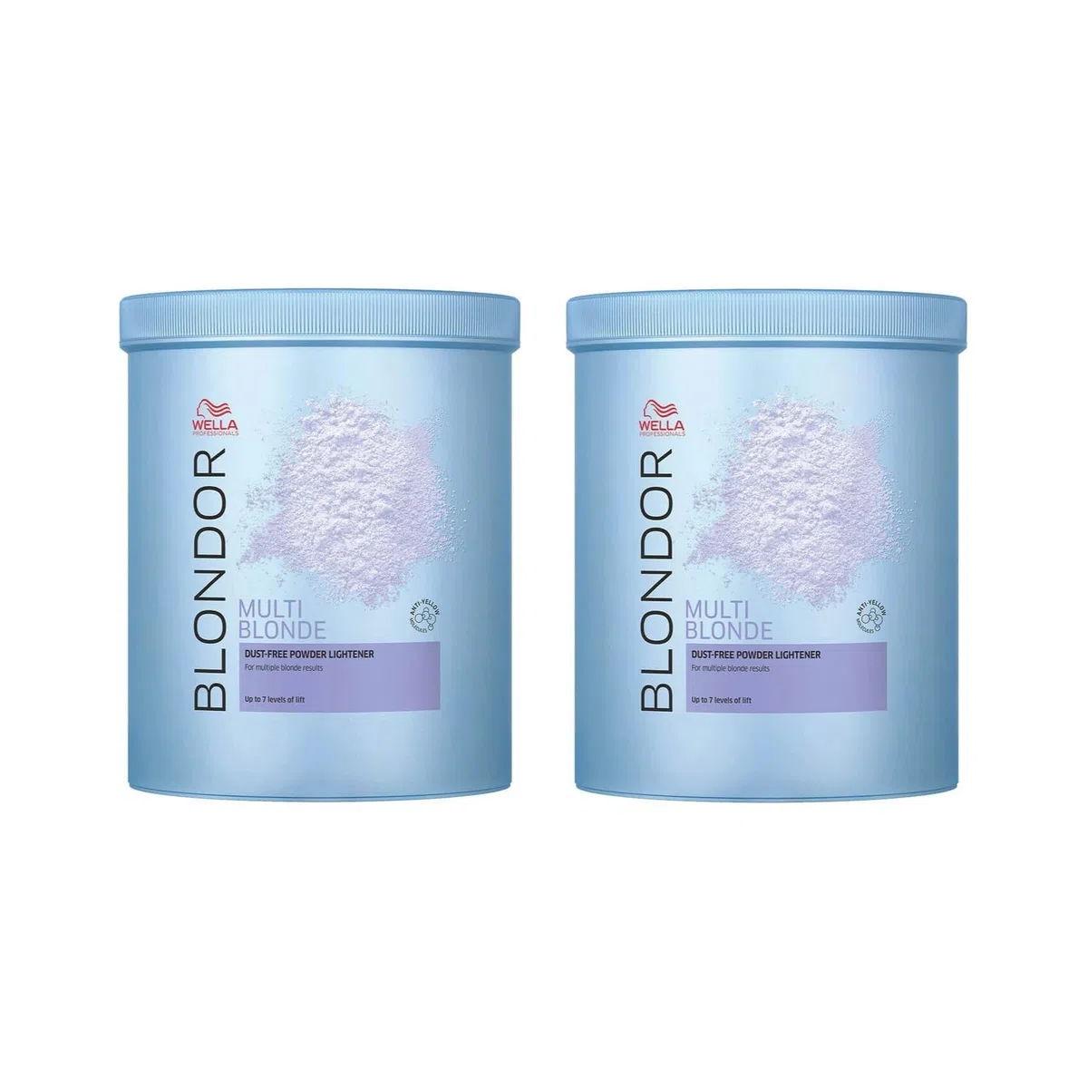 2er Wella Professionals Blondor Multi Blonde Pulver für Haarfarbe, 800g