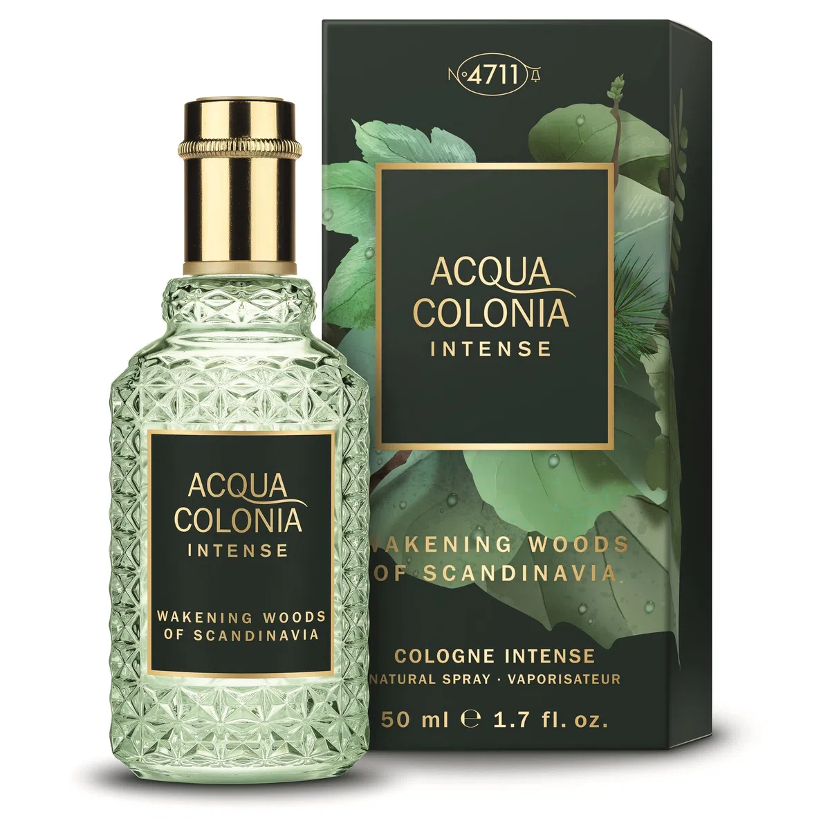 4711 Acqua Colonia Intense Wakening Woods of Scandinavia Eau de Cologne 50ml Natural Spray
