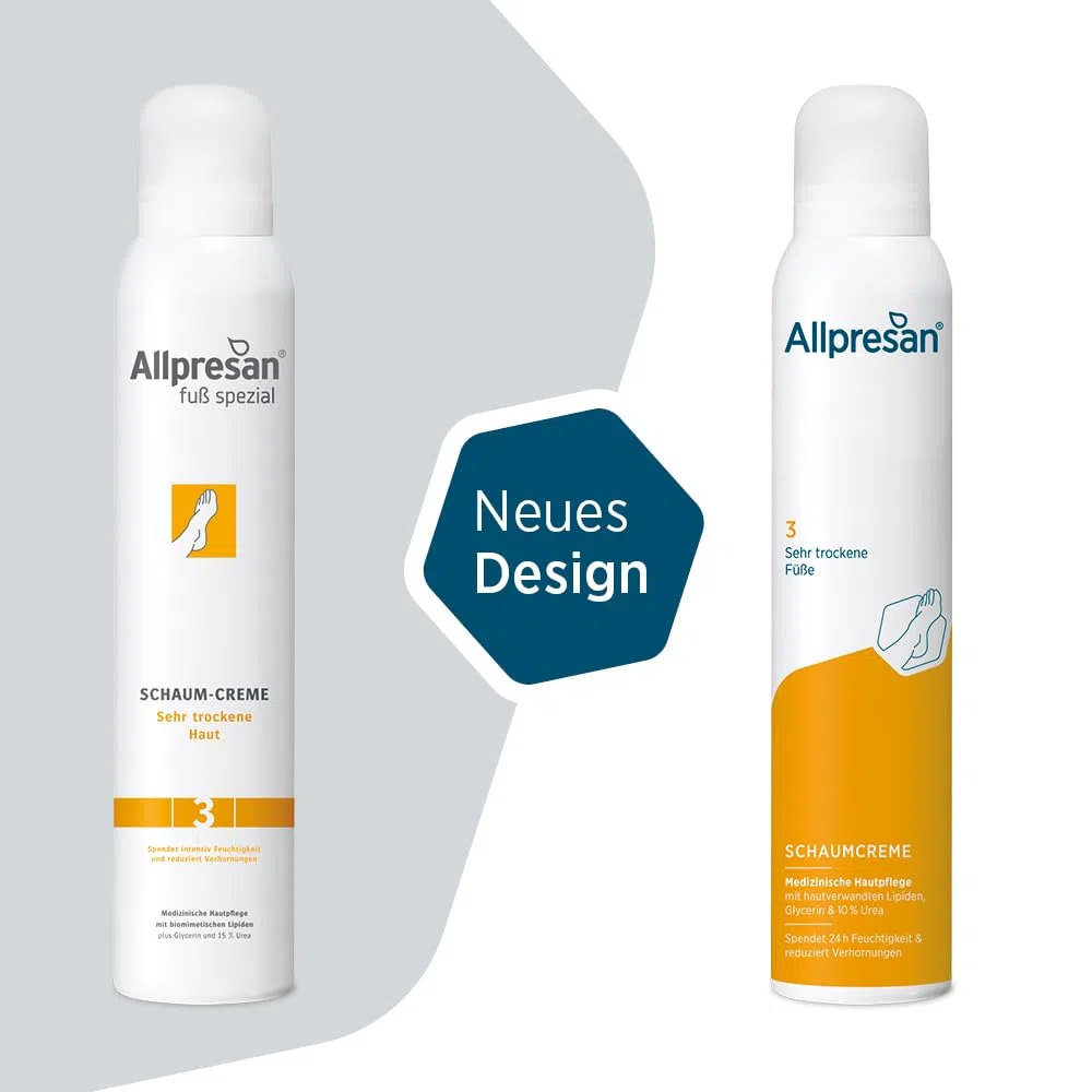 Allpresan Fuß spezial Nr. 3 Schaum-Creme - Fußcreme für sehr trockene Füße - Zur täglichen Fußpflege sehr trockener Haut 200 ml (3)